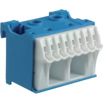 Hager KN10N Blue - White Connection Block (KN10N)
