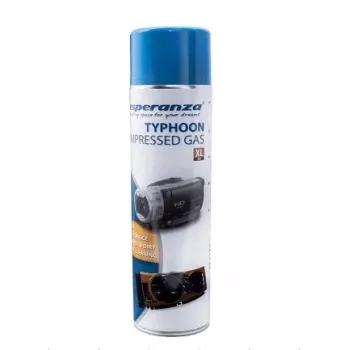 Compressed Air Duster ESPERANZA ES118 600 ml, Blue/White, 1 pc