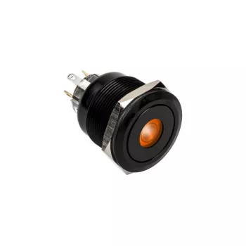 DimasTech PD220 vandal-resistant 25mm push button Blackline Dot RGB