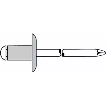 Blind rivets GESIPA 1454124 5×18 mm aluminium body steel mandrel, pack 250 pcs