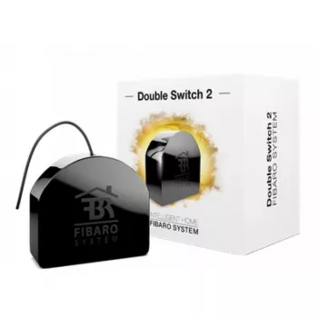 Electrical relay Fibaro FIBEFGS-223 Black — 230 V AC, 10 A, IP20, 42×38×20 mm