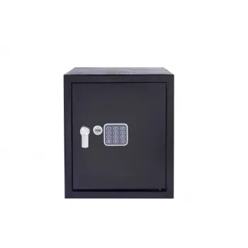 Office safe Yale YSV/390/DB2 — 40 L steel safe, black, combination lock, floor/wall mount