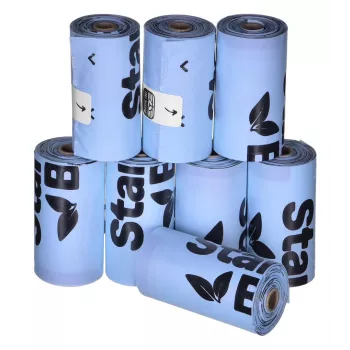 STARCH BAG - sacs à déjections pour chiens - 8 x 15