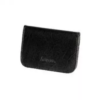 Hama memory card case 4 cards Leatherette Black