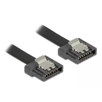 Delock 83840 FLEXI SATA Cable, SATA III 6 Gb/s, 0.3 m, Black