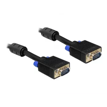 Câble VGA DeLOCK 5 m, VGA (D-Sub) noir, 82559