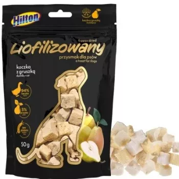 Freeze-dried dog treat Hilton with duck and pear, 50 g