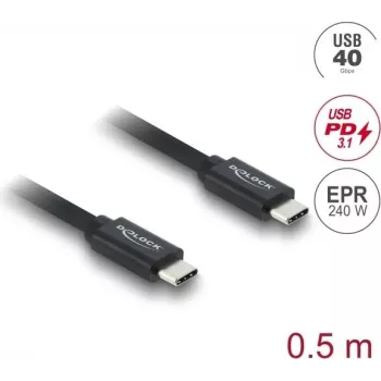 C2G USB 2.0 A Right Angle to Micro-USB B Right Angle Cable - USB Cable - Micro-USB Type B (M) to USB (M) - 2 m - 90° Plug, Right-Angled Plug - Black