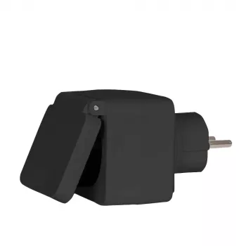 Smart Plug Denver PLO-108 Black Outdoor IP44 Wired Wireless