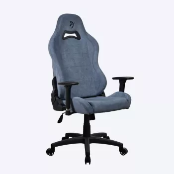 Gaming chair Arozzi Torretta SoftFabric Blue — ergonomic design, adjustable height and armrests
