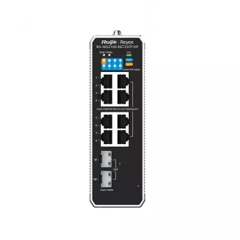 Ruijie Networks RG-NIS2100 Managed L2 Gigabit Ethernet (10/100/1000) Power over Ethernet (PoE) Black, Stainless steel