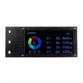 Lamptron SM436 PCI fan and RGB LED controller, black