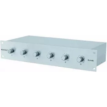 Zone controller Omnitronic ELA 6S 10W — 6-zone public address controller, 10 W output