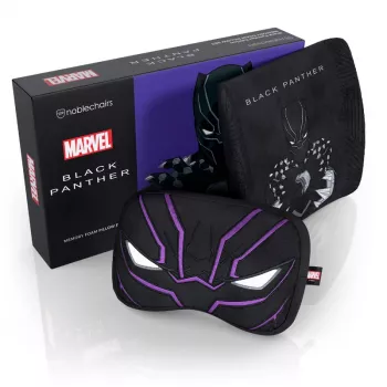 Ensemble de coussins en mousse à mémoire de forme noblechairs - Black Panther Edition