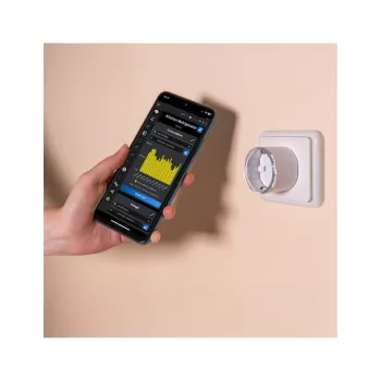 Smart plug Shelly Plug S Gen3 — Wi‑Fi smart socket with energy monitoring, Type F, 110–230 V, 2500 W, white