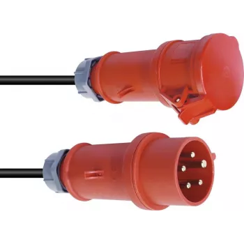 Extension cable PSSO 16A CEE 5x2.5 mm² 15 m red