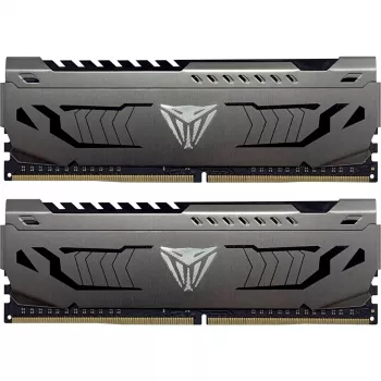 Patriot Viper Steel PVS432G320C6K DDR4 memory kit 32 GB (2x16 GB) 3200 MHz CL16 DIMM, XMP 2.0, 1.35 V, grey