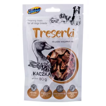 Dog training treats Hilton Treaning Treats Duck 80 g — duck-flavored soft training snacks
