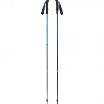 Trekking Poles Distance Carbon, Fitness Device Blue, 1 Pair, 100 cm