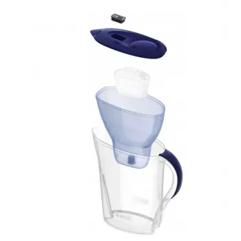 Water filter jug BRITA Marella 2.4 L with 3 Pure Performance cartridges, Maxtra Pro, blue