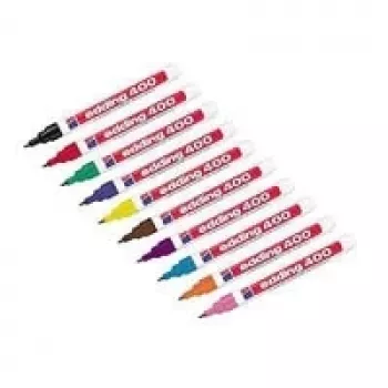 Permanent Marker Edding 400 Bullet Tip Multicolour 10 pc(s)