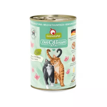 Granatapet DeliCATessen Venison and Tuna Wet Cat Food, 400 g