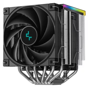 DeepCool AK620 Digital SE CPU Air Cooler, Intel/AMD, LGA1700/LGA1200/AM4/AM5, 120 mm, Black
