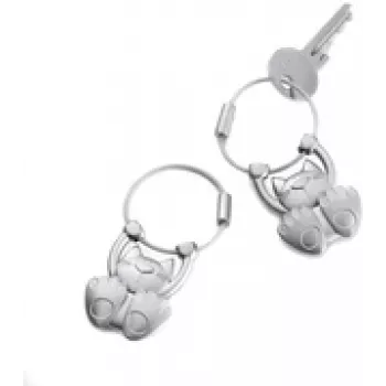 Keychain TROIKA KR10-20/MA — compact metal key ring with durable design