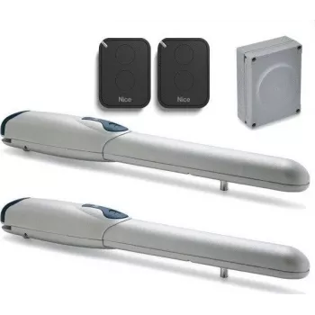 NICE WINGO 2024 24V Swing Gate Kit for Double Gates, without Photocells (WINGO2024KCER10) (Damaged Box)