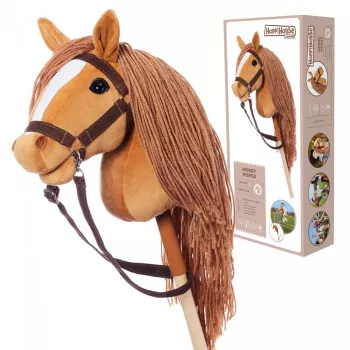 Horse on a stick HOPPIHORSE Hobby Horse A3 Chestnut