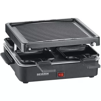 Severin Mini Raclette Grill 4 Small Non-Stick Pans 600 W