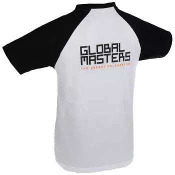 Global Masters T-Shirt GM Logo - White (L)