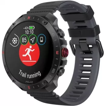 Polar Grit X2 Pro sports smartwatch 3.53 cm (1.39") AMOLED touchscreen 454 x 454, 32 GB, GPS, silicone band S-L, Black (900110283)