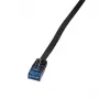 Câble patch Ethernet Logilink CF2113U Noir