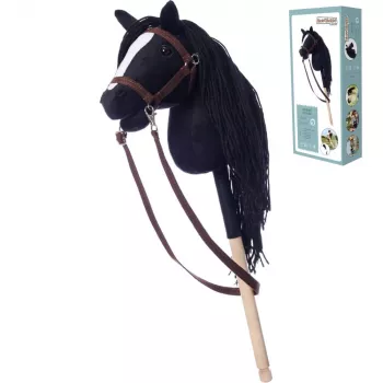 Horse on a stick HOPPIHORSE Hobby Horse A4 black