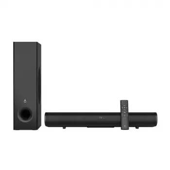 Creative Labs Stage Pro 2.1 soundbar with subwoofer, Bluetooth, HDMI, 80 W, Black