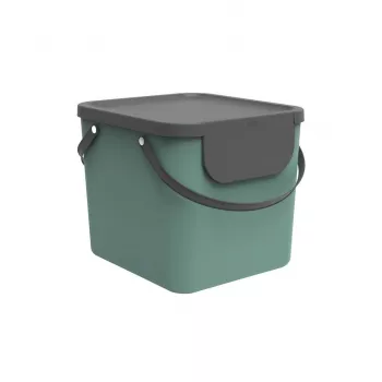 Rotho Albula waste sorting container, 40 L, green
