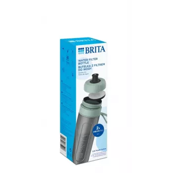Brita Sports Water Filter Bottle Active Dark Green, Green