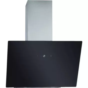 Bomann DU 7606.1 G wall-mounted cooker hood, 60 cm, extraction/recirculation, LED, black/stainless steel