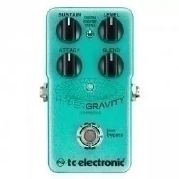 Compressor pedal TC Electronic HyperGravity Compressor True Bypass compact design