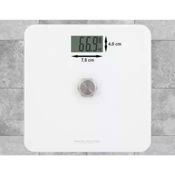 ProfiCare PC-PW 3112 Kinetic Personal Scale, Digital Display, Auto Power-Off, White
