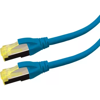 LOGON PROFESSIONAL PATCH CABLE CAT6A S/FTP PREMIUM LSOH - 0.5M BLUE - Cable - Network (APR6A005B)