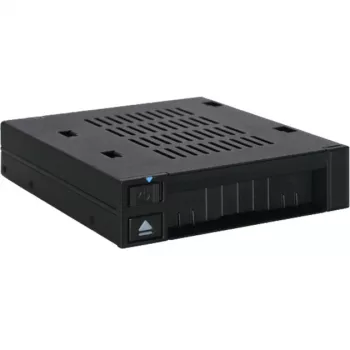 ICY DOCK - MB521SP-B - 2.5 Single Bay SAS/SATA HDD/SSD Dock in 1x 3.5 front mounting bay, hot-swap carrier with power switch and eject button