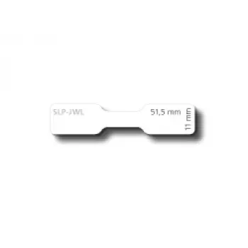 Seiko SLP-JWL Jewelry and Cable Labels, 11 x 51.5 mm, 1050 pcs (2 rolls x 525), White (42100728)