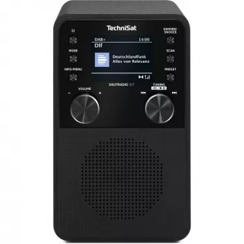 Digital radio TECHNISAT DigitRadio 317 — black, FM and DAB+ reception
