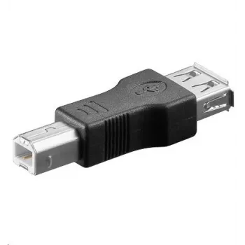 Adaptateur de câble Microconnect USBAFB USB B vers USB A noir