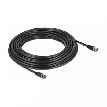 Coaxial Cable DeLOCK 80086 15m BNC Black