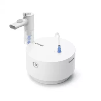 Omron C28P NE-C105-E nébuliseur, 2,65 µm MMAD, 0,5 ml/min, blanc