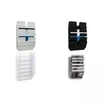 Literature rack Durable FLEXIPLUS 6 shelves White