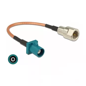 DeLOCK 89834 Antenna Cable FAKRA Z Male to FME Male, RG-316, 0.15 m